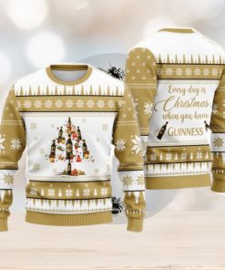 Everyday Is Christmas When You Have Guinness Ugly Christmas Sweater Cute Christmas Gift for Men And Women