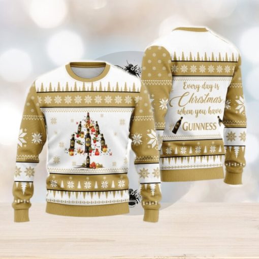 Everyday Is Christmas When You Have Guinness Ugly Christmas Sweater Cute Christmas Gift for Men And Women