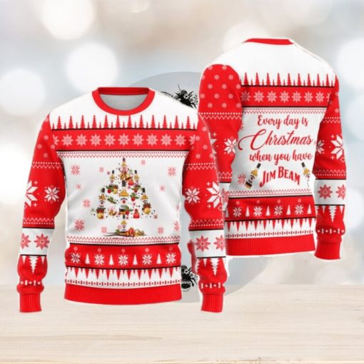 Everyday Is Christmas When You Have Jim Beam Ugly Christmas Sweater Cute Christmas Gift for Men And Women