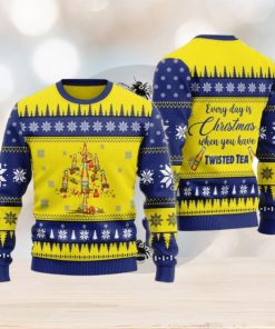 Everyday Is Christmas When You Have Twisted Tea Ugly Christmas Sweater Cute Christmas Gift for Men And Women