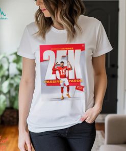 Patrick Mahomes 25k Passing Yards Shirt, hoodie, sweater, long