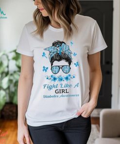 Fight Like A Girl Diabetes Awareness Classic T Shirt