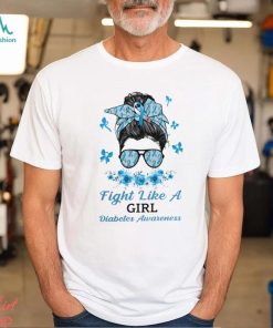 Fight Like A Girl Diabetes Awareness Classic T Shirt