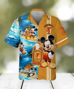 Fireball Mickey Mouse Hawaiian Shirt Summer Gift For Friends