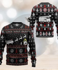 Firefighter FIRE DEPT SweaApparel Ugly Christmas Sweater Gift For Men Women