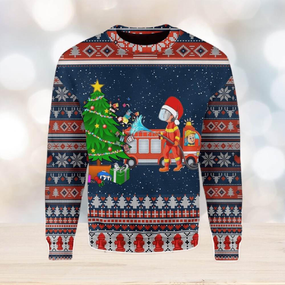 Firefighter ugly clearance sweater