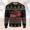 The Kraken Spiced Rum Argyle Christmas Ugly Sweater Mens