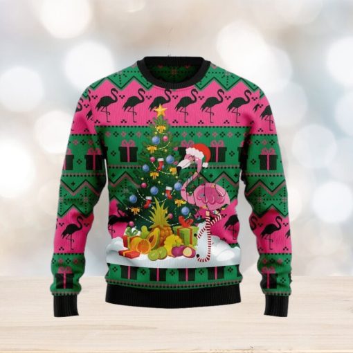 Flamingo Christmas Tree Ugly Christmas Sweater Gift For Men And Women