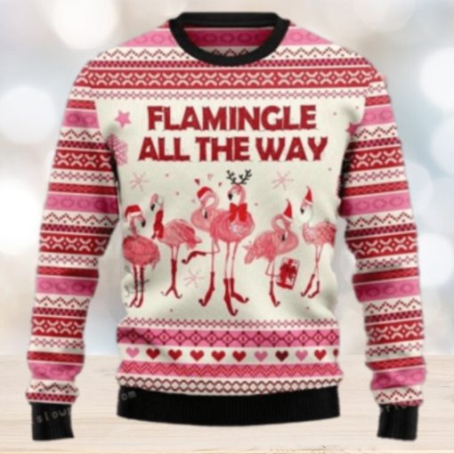 Flamingo Flamingle All The Ways Ugly Sweater