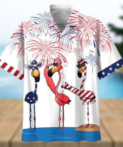 Flamingo Hawaiian Shirt Unisex Adult