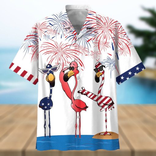 Flamingo Hawaiian Shirt Unisex Adult