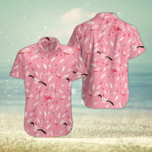 Flamingo Leobees All Over Print Hawaiian Shirt