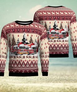 Flanders Fire Co. #1 And Rescue Squad Flanders NJ Christmas AOP Ugly Sweater Gift For Men And Women