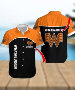 Fleece whataburger Personalized Name Brand Trendy All Over Print Hawaiian Shirt Men And Women Gift