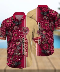 Floral Aloha NCAA Boston College Eagles Hawaiian Shirt Gift For Beach Lovers