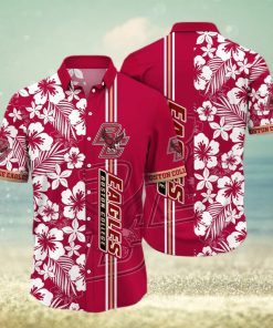 Floral Aloha NCAA Boston College Eagles Hawaiian Shirt Summer Gift For Friend