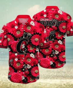 Floral Aloha NCAA Cincinnati Bearcats Hawaiian Shirt For Summer Lovers