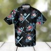 Atlanta Falcons Skull And Flower Hawaiian Shirt Gift For Halloween