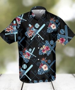 Floral Baseball Tropical Vibe Hawaiian Aloha Shirts