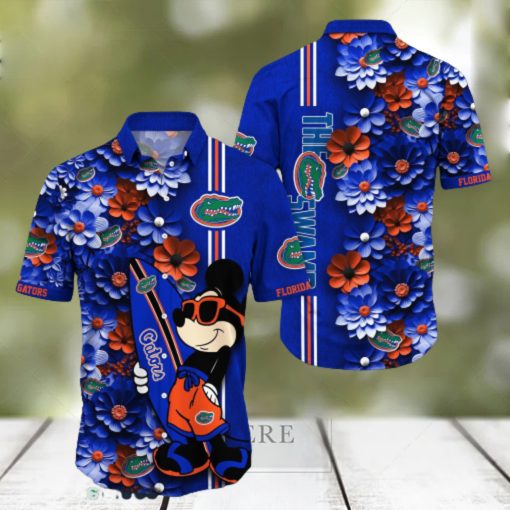 Florida Gators Aloha Mick Pattern Hawaiian Shirt For Fans