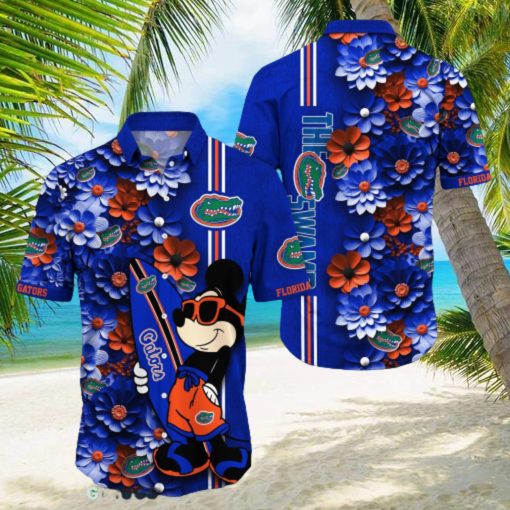 Florida Gators Aloha Mick Pattern Hawaiian Shirt For Fans