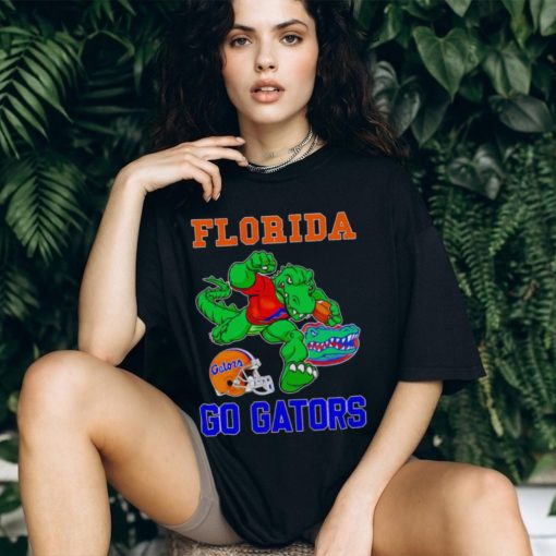 Florida Gators go Gators helmet shirt