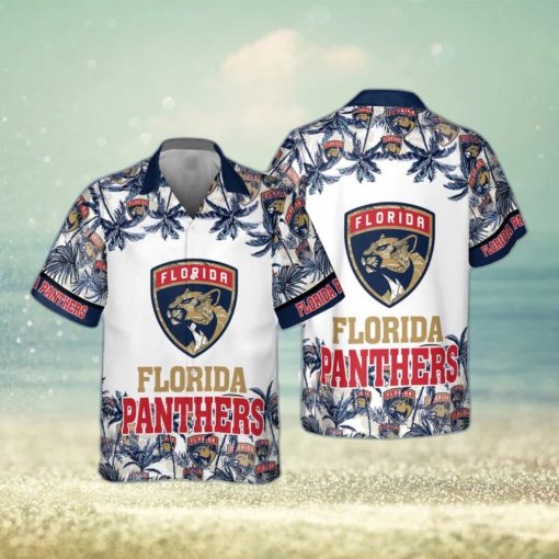 Florida Panthers AOP Palm Hawaiian Shirt For Men And Women Gift Beach