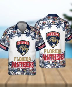 Florida Panthers AOP Palm Hawaiian Shirt For Men And Women Gift Beach