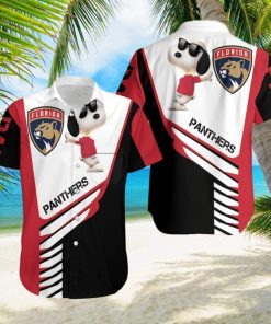 Florida Panthers Snoopy For Fans 3D Hawaiian Shirt