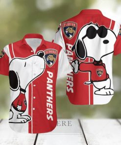 Florida Panthers Snoopy Lover 3D Printed Hawaiian Shirt