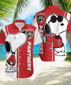 Florida Panthers Snoopy Lover 3D Printed Hawaiian Shirt