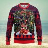 Leopard Cute Face Ugly Christmas Sweater Thankgiving Gift Men Women