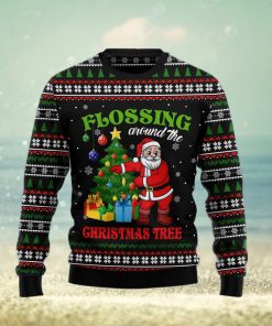 Flossing Around The Tree Ugly Christmas Sweater Gift Men Women