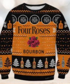 Four Roses Bourbon Whiskey Ugly Sweater