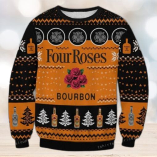 Four Roses Bourbon Whiskey Ugly Sweater