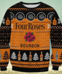 Four Roses Bourbon Whiskey Ugly Sweater