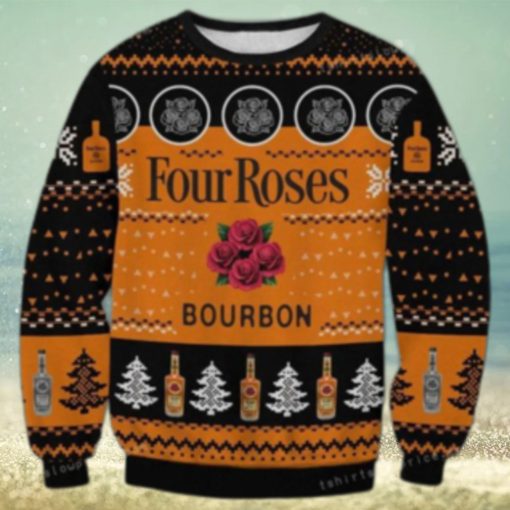 Four Roses Bourbon Whiskey Ugly Sweater