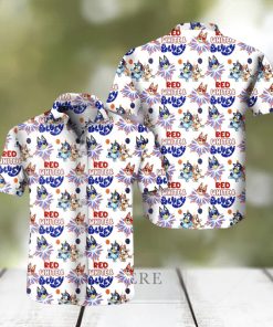 Fourth Of July 2023 Red White And Bluey Fireworks Hawaiian Shirt QjWnVWVP3