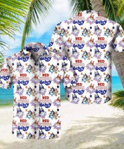 Fourth Of July 2023 Red White And Bluey Fireworks Hawaiian Shirt QjWnVWVP3