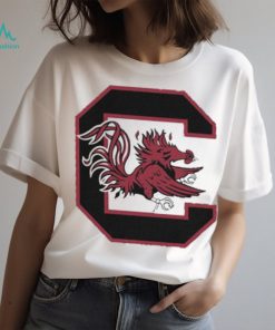 Franchise Club White South Carolina Gamecocks Windshell Big Logo Shirt