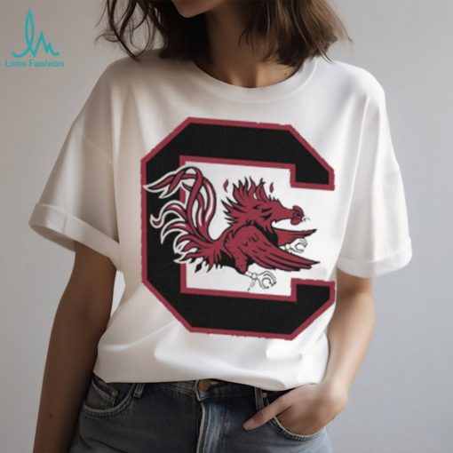Franchise Club White South Carolina Gamecocks Windshell Big Logo Shirt