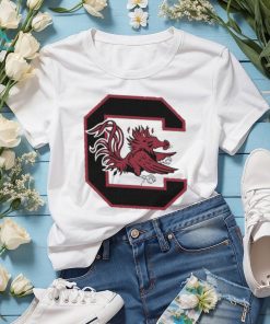 Franchise Club White South Carolina Gamecocks Windshell Big Logo Shirt