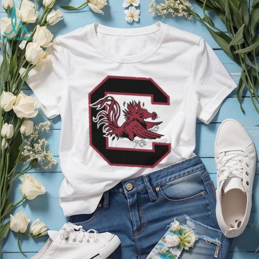 Franchise Club White South Carolina Gamecocks Windshell Big Logo Shirt