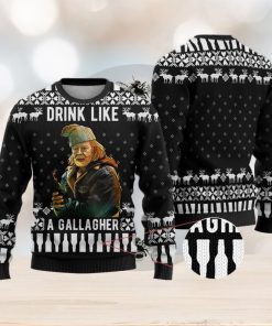 Frank Gallagher Shameless Ugly Christmas Sweater Black Gift For Men And Women