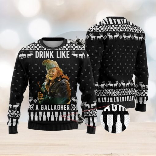 Frank Gallagher Shameless Ugly Christmas Sweater Black Gift For Men And Women