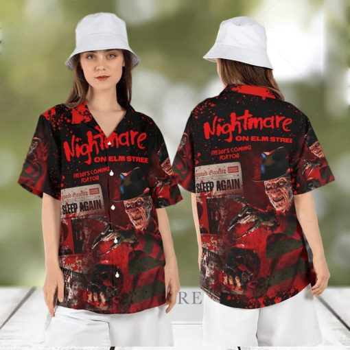 Freddy Krueger Hawaiian Shirt Nightmare On Elm Street Freddy s Coming For You