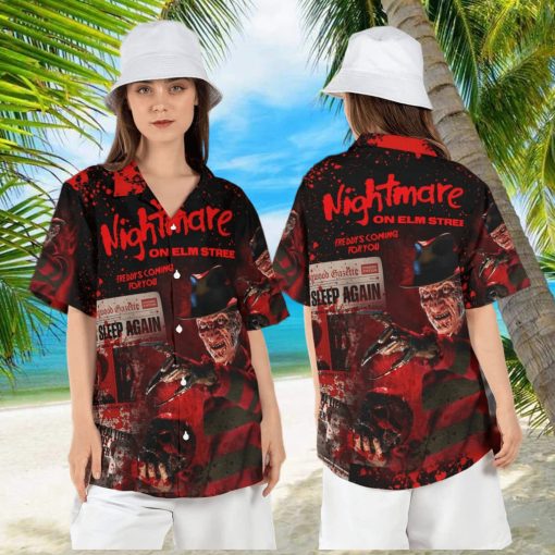 Freddy Krueger Hawaiian Shirt Nightmare On Elm Street Freddy s Coming For You