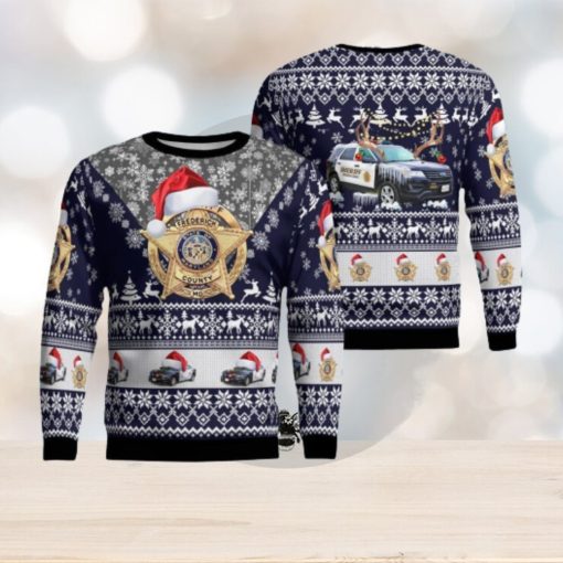 Frederick, Maryland, Frederick County Office Christmas Ugly Sweater 3D