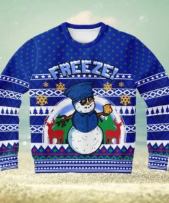 Freeze Snowman Ugly Christmas Sweater 3D Gift For Men And Women