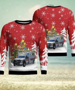 Fremont, Ohio, Sandusky County Ems Christmas Ugly Sweater 3D Gift For Men And Women